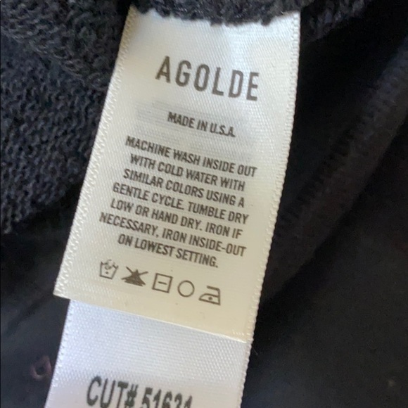 AGOLDE x Anthro Balloon Sleeve Turtleneck Pullover - Picture 15 of 16
